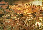 Pieter Bruegel dodens triumf.omkr oil on canvas